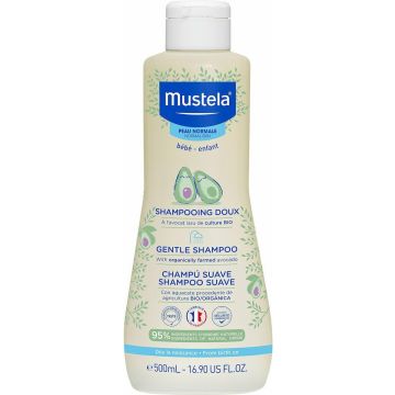 Mustela Gentle Shampoo Normal Skin, Απαλό Βρεφικό & Παιδικό Σαμπουάν 0m+ με Εκχύλισμα Χαμομηλιού, 500ml