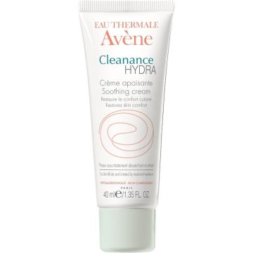 Avene Cleanance Hydra Creme Apaisant Καταπραϋντική Κρέμα Κατά της Ξηρότητας & των Ερεθισμών σε Θεραπεία για την Ακμή 40ml