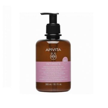 APIVITA INTIMATE GENTLE CLEANSING GEL FOR DAILY USE ΧΑΜΟΜΗΛΙ & ΠΡΟΠΟΛΗ 300ML