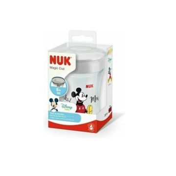 Nuk Disney Mickey Mouse Magic Cup Ποτηράκι Με Χείλος Και Καπάκι 8m+ 230ml