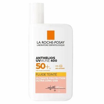 La Roche-Posay Anthelios UVmune 400 Tinted Fluid SPF50+, αντηλιακό προσώπου με χρώμα 50ml