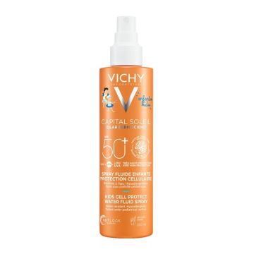 Vichy Capital Soleil Cell Protect Kids Spf 50+ Παιδικό Αντηλιακό Spray Για για Πρόσωπο και Σώμα 200ml
