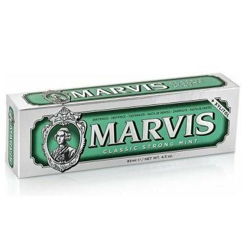 Marvis Classic Strong Mint Toothpaste Οδοντόκρεμα για Λεύκανση με  Γεύση Μέντα 85ml