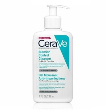  CeraVe Blemish Control Cleanser Gel Καθαρισμού Προσώπου Για Δέρμα Με Τάση Ακμής Με Σαλικυλικό Οξύ & Ceramides 236ml