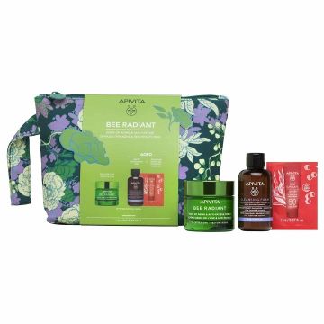 Apivita Promo Pack με Bee Radiant Κρέμα για Σημάδια Γήρανσης & Ξεκούραστη Όψη Πλούσιας Υφής 50ml & Δώρο Αφρός Καθαρισμού για Πρόσωπο & Μάτια 75ml & Bee Sun Safe Ενυδατική Κρέμα- Gel Προσώπου SPF50 2ml & Δώρο Νεσεσερ
