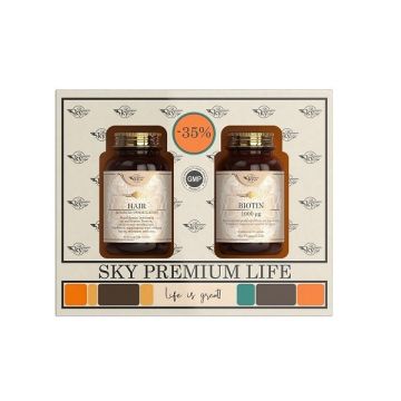 Sky Premium Life Promo Pack για την Υγεία των Μαλλιών με Hair Formula 60tabs & Biotin 1000μg 60caps