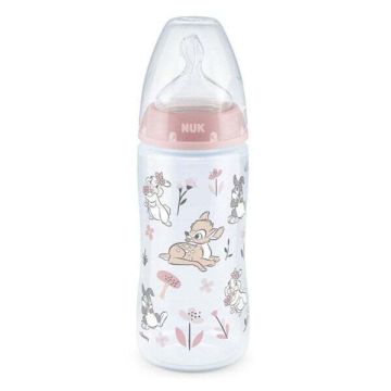 Nuk Disney Dumbo & Bambi Classics First Choice Plus 6-18Μ Μπιμερό με Θηλή Σιλικόνης 300ml