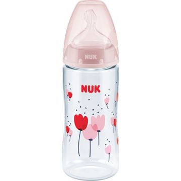 NUK FIRST CHOICE+ TEMPERATURE CONTROL FLOWERS 6m+ 300ml
