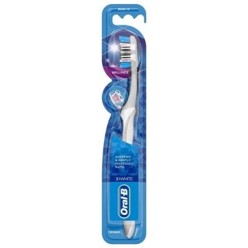 Oral-B 3D White Brilliance Οδοντόβουρτσα για Λευκά Δόντια, 1 τεμάχιο