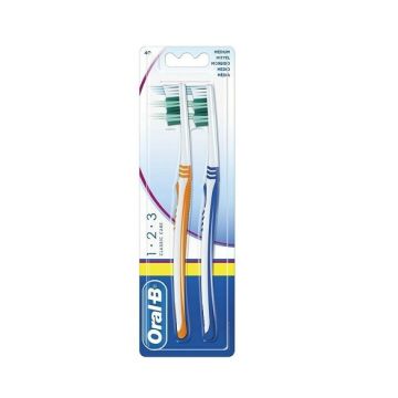 Oral-B Classic Care 40 1-2-3 Medium 2τμχ
