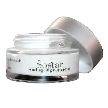 Sostar Canabisoil Anti Ageing Day Cream Αντιγηραντική Κρέμα Ημέρας με Έλαιο & Εκχύλισμα Κάνναβης, 50ml