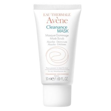 Avene Cleanance Mask Scrub Απολεπιστική Απορροφητική Μάσκα Προσώπου για Λιπαρό Δέρμα με Ατέλειες, 50ml