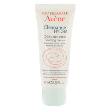 Avene Cleanance Hydra Creme Apaisante, Ενυδατική & Καταπραϋντική Κρέμα Προσώπου για Δέρμα υπό Ξηραντική Αγωγή, 40ml