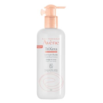Avene Trixera Nutrition Lait Nutri-fluide Λεπτόρρευστο Θρεπτικό Γαλάκτωμα Προσώπου & Σώματος για την Ξηρή Επιδερμίδα για Όλη την Οικογένεια, 400ml