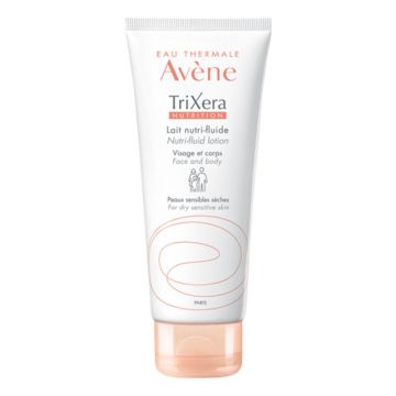 Avene Trixera Nutrition Lait Nutri-fluide Λεπτόρρευστο Θρεπτικό Γαλάκτωμα Προσώπου & Σώματος για την Ξηρή Επιδερμίδα για Όλη την Οικογένεια, 100ml