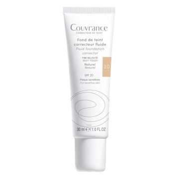 Avene Couvrance Fluid Foundation Corrector SPF20 2.0 Natural 30ml