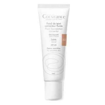 Avene Couvrance Fluid Foundation Corrector SPF20 3.0 Sable 30ml
