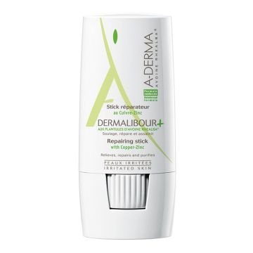 A-Derma Dermalibour Stick, Στικ Προσώπου - Σώματος για Περιοχές με Ξηρότητα 8gr 