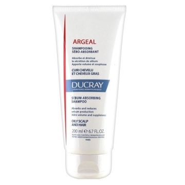 Ducray Argeal Shampooing Sebo-Absorbant Σαμπουάν για Λιπαρά Μαλλιά 200ml