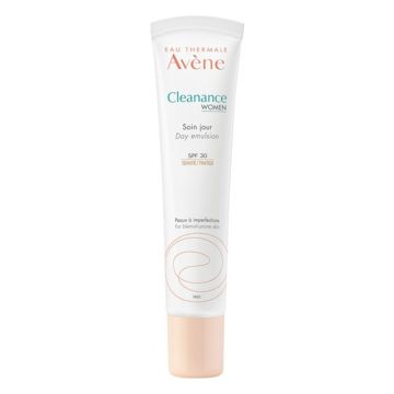 Avene Cleanance Women Soin Jour SPF30 Teinte Κρέμα Ημέρας με Χρώμα που Μειώνει τις Ατέλειες, 40ml