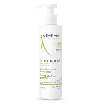 A-Derma Dermalibour+ Cica-Gel Εξυγιαντικό Αφρίζον Τζελ Καθαρισμού για Πρόσωπο & Σώμα 200ml