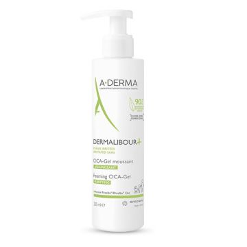 A-Derma Dermalibour+ Cica-Gel Εξυγιαντικό Αφρίζον Τζελ Καθαρισμού για Πρόσωπο & Σώμα 200ml