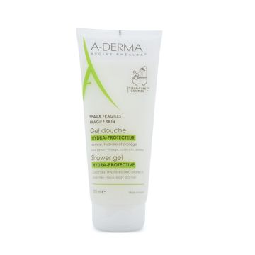 A-Derma Shower Gel Hydra-Protective Τζελ Καθαρισμού, 200ml