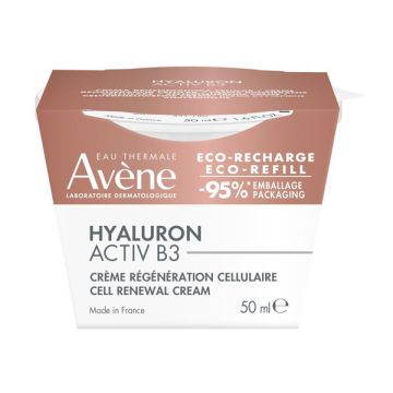 Avene Hyaluron Activ B3 Refille Creme Jour-Κρέμα Κυτταρικής Ανανέωσης Ανταλλακτικό, 50ml