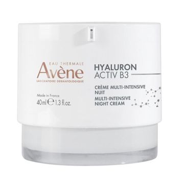 Avene Hyaluron Activ B3 Κρέμα Προσώπου Νυκτός με Υαλουρονικό Οξύ για Ενυδάτωση & Αντιγήρανση 40ml