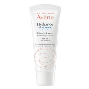 Avene Hydrance UV Riche SPF30 Ενυδατική Κρέμα Προσώπου για Ξηρό / Πολύ Ξηρό Δέρμα, 40ml