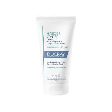Ducray Hidrosis Control Anti-Perspirant Cream Αντιιδρωτική Κρέμα για Πρόσωπο, Χέρια & Πόδια 50ml