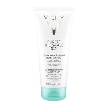 Vichy Purete Thermale Integral 3 in 1 Γαλάκτωμα Καθαρισμού & Ντεμακιγιάζ 200ml