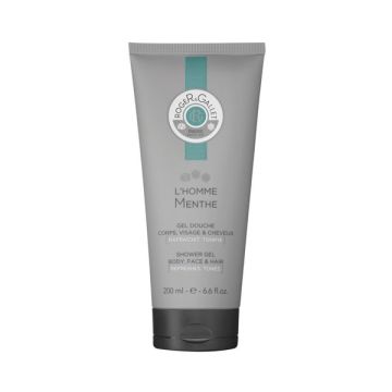 Roger&Gallet Roger Gallet L'Homme Menthe Shower Gel Body Face Hair Αντρικό Σαμπουάν Αφρόλουτρο 200ml