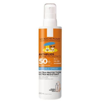 La Roche Posay Anthelios Dermo-Pediatrics Invisible Spray SPF50+ Αόρατο Παιδικό Αντηλιακό Spray Σώματος με Πολύ Υψηλή Προστασία 200ml