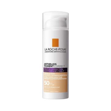 La Roche Posay Anthelios Pigment Correct spf50+ αντηλιακό προσώπου με χρώμα κατά των κηλίδων 50ml