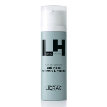 Lierac Homme Anti-Rides Raffermit & Hydrate Global Ανδρική Λεπτόρρευστη Κρέμα με Ολοκληρωμένη Αντιγηραντική Δράση, 50ml