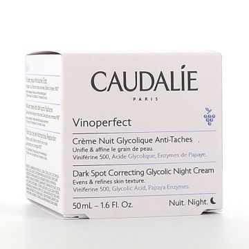 Caudalie Vinoperfect Dark Spot Correcting Glycolic Night Cream Κρέμα Νυχτός Χωρίς Άρωμα, 50ml