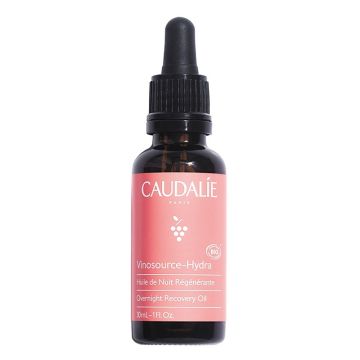 Caudalie Vinosource-Hydra Overnight Recovery Oil Έλαιο Άμεσης Θρέψης της Ξηρής & Ευαίσθητης Επιδερμίδας, 30ml