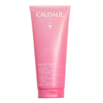Caudalie Rose de Vigne Shower Gel Απαλό Αφρόλουτρο με Άρωμα Τριαντάφυλλο για Όλους τους Τύπους Επιδερμίδας 200ml