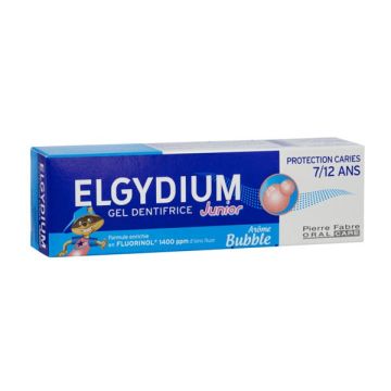 Elgydium Junior Οδοντόπαστα για Παιδιά 7-12 ετών Γεύση Τσιχλόφουσκα 1400ppm, 50ml