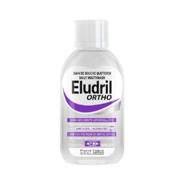 Elgydium Eludril Ortho Στοματικό Διάλυμα για Άτομα με Ορθοδοντικούς Μηχανισμούς, 500ml