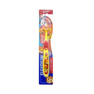 Elgydium Emoji Kids Παιδική Οδοντόβουρτσα 2-6 Eτών 1τμχ
