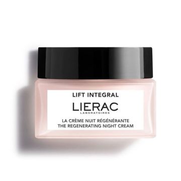 Lierac Lift Integral Κρέμα Προσώπου & Λαιμού Νυκτός με Υαλουρονικό Οξύ για Αντιγήρανση & Σύσφιξη 50ml