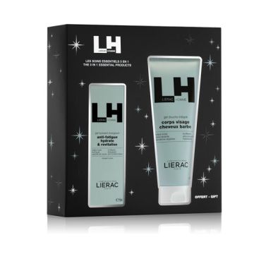  Lierac Xmas Set Ενυδατικό Gel Για Πρόσωπο & Μάτια 50ml & ΔΩΡΟ Αφρόλουτρο 200ml