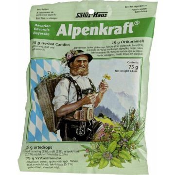 Power Health Alpenkraft Candies Καραμέλες για το Λαιμό 75gr