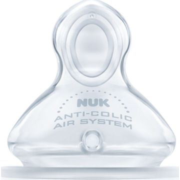 NUK FIRST CHOICE+ ΘΗΛΗ ΣΙΛΙΚΟΝΗΣ ΚΑΤΑ ΤΩΝ ΒΡΕΦΙΚΩΝ ΚΟΛΙΚΩΝ ΜΕΣΑΙΑ ΟΠΗ, ΝΟ 1 (0-6 ΜΗΝΩΝ)