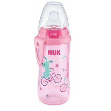 NUK ΠΑΓΟΥΡΑΚΙ ACTIVE CUP  ΜΕ ΡΥΓΧΟΣ ΣΙΛΙΚΟΝΗΣ 300 ml