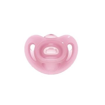 Nuk Sensitive Πιπίλα Σιλικόνης με Θήκη 0-6m 1τμχ