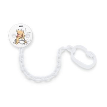 Nuk Disney Winnie The Poo Κλιπ Πιπίλας Λευκό 1τμχ 