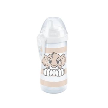 Nuk Εκπαιδευτικό Μπιμπερό First Choice Kiddy Cup 12m+ Lion King 300ml